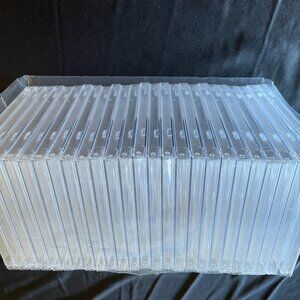 Standard Size Clear CD Jewel Cases - NEW (Set of 25)